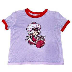Strawberry Shortcake Character T-Shirt Pink and Red Size L
